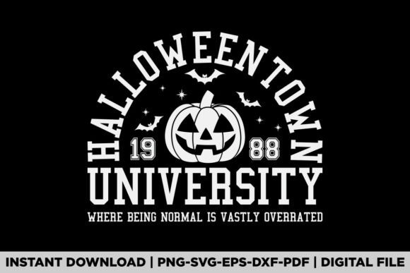Halloween Town University Halloween Graphics