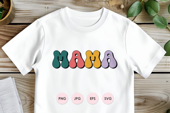 MAMA Text Sublimation PNG SVG Design