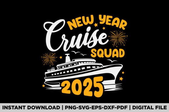 New Year Cruise Squad 2025 Graphics