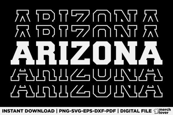 Patriotic USA State Arizona T-Shirt Graphics