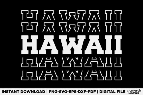 Patriotic USA State Hawaii T-Shirt Graphics