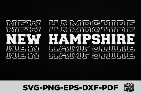 Patriotic USA State New Hampshire Shirt Graphics