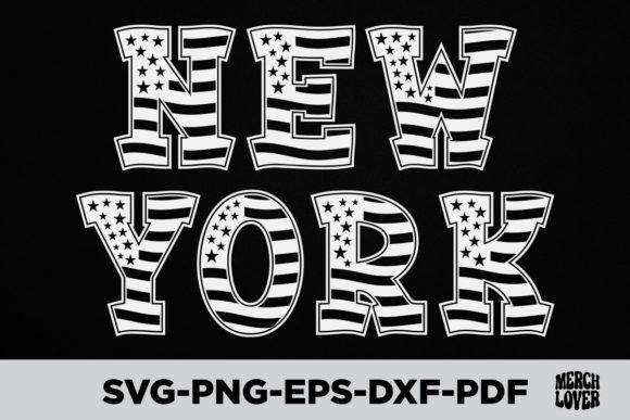 Patriotic USA State New York T-Shirt Graphics