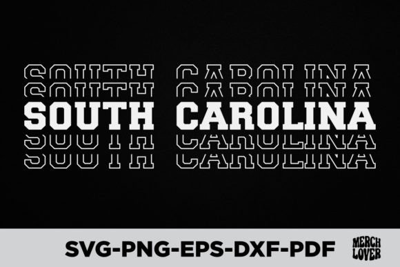 USA State South Carolina T-Shirt Graphics and T-Shirt Designs